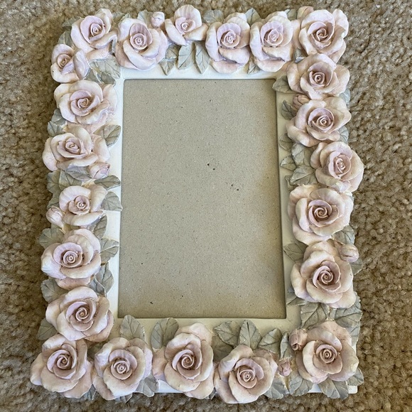 Pottery Barn Other - Rose Carved Photo Frame Set of 2
